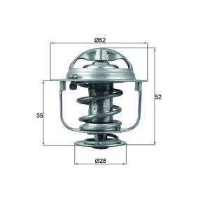 Achetez des Thermostat d'eau MAHLE ORIGINAL TX 165 88D à prix pour 28,10 €