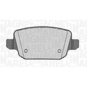 Köp Bromsbelägg av MAGNETI MARELLI 363916060257 till det låga priset 448,77 kr