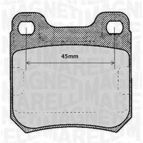 Köp Bromsbelägg av MAGNETI MARELLI 363916060368 till det låga priset 482,10 kr