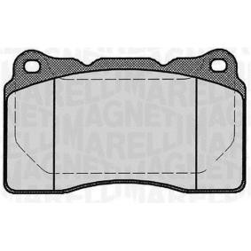 Achetez des Plaquettes de frein MAGNETI MARELLI 363916060499 à prix pour 63,51 €
