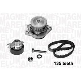 Achetez des Kit de distribution + pompe à eau MAGNETI MARELLI 341401370002 à prix pour 141,60 €