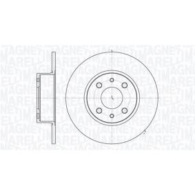 Achetez des Disque de frein MAGNETI MARELLI 361302040187 à prix pour 95,69 €