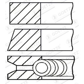 Acquista Kit fasce elastiche da GOETZE ENGINE 08-960300-00 a buon mercato per soli 29,98 €
