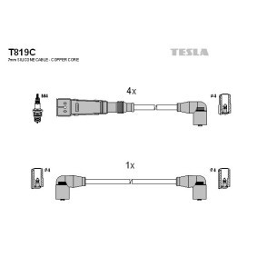 Compre Jogo de cabos de ignição da TESLA T819C a um preço baixo por 39,35 €