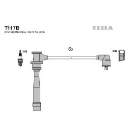 Compre Jogo de cabos de ignição da TESLA T117B a um preço baixo por 45,61 €