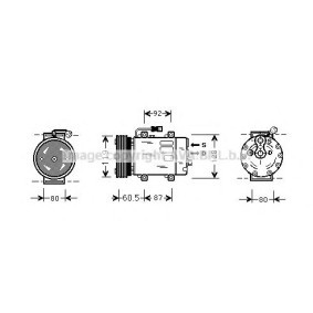 Acquista Compressore aria condizionata da PRASCO MTK152 a buon mercato per soli 610,83 €