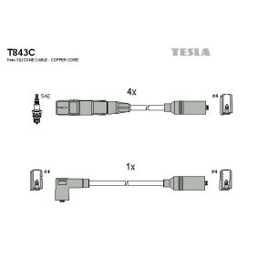 Compre Jogo de cabos de ignição da TESLA T843C a um preço baixo por 41,60 €