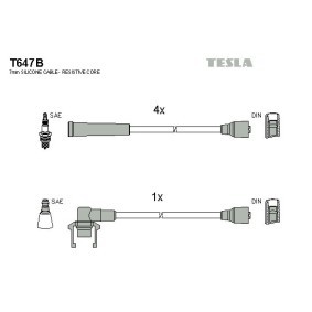 Compre Jogo de cabos de ignição da TESLA T647B a um preço baixo por 16,20 €