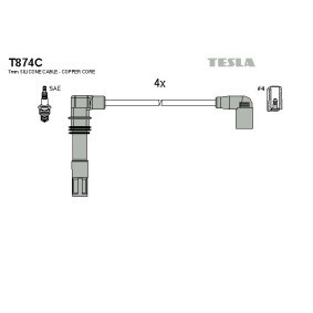 Compre Jogo de cabos de ignição da TESLA T874C a um preço baixo por 37,10 €