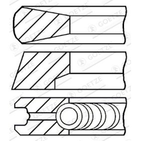 Acquista Kit fasce elastiche da GOETZE ENGINE 08-523100-00 a buon mercato per soli 30,27 €