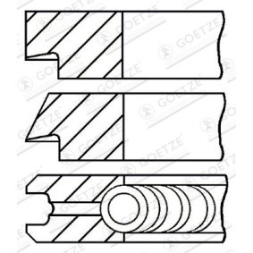 Acquista Kit fasce elastiche da GOETZE ENGINE 08-124708-00 a buon mercato per soli 28,61 €