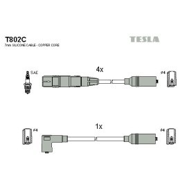 Compre Jogo de cabos de ignição da TESLA T802C a um preço baixo por 40,60 €