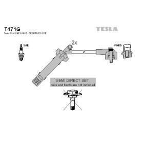 Compre Jogo de cabos de ignição da TESLA T471G a um preço baixo por 23,54 €