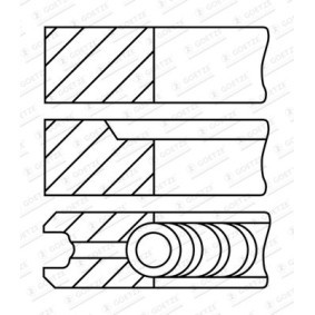 Comprar Juego de aros de pistón de GOETZE ENGINE 08-407100-20 a bajo precio de 22,87 €