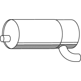Mittel- / Endschalldämpfer für DAF von DINEX