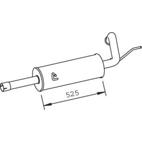 Endschalldämpfer 32316 von DINEX günstig für 188,88 € online kaufen