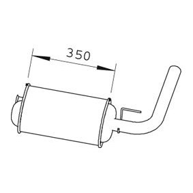 Endschalldämpfer 66318 von DINEX günstig für 139,90 € online kaufen