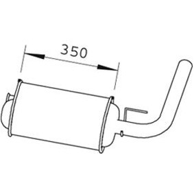Endschalldämpfer 66323 von DINEX günstig für 83,16 € online kaufen