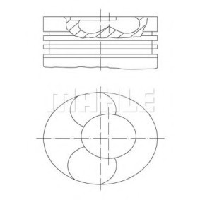 Compre Êmbolo da MAHLE ORIGINAL 003 95 00 a um preço baixo por 146,47 €