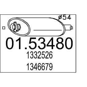 Vorschalldämpfer von MTS 01.53480