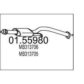 Mittelschalldämpfer 01.55980 von MTS günstig für 65,04 € online kaufen