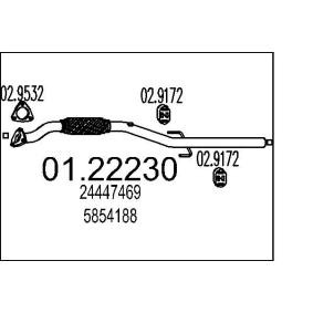Abgasrohr 01.22230