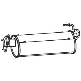 Mittelschalldämpfer, Universal 28371