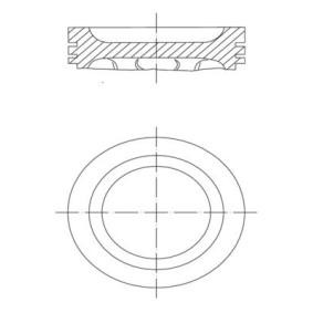 Compre Êmbolo da MAHLE ORIGINAL 222 01 01 a um preço baixo por 101,39 €
