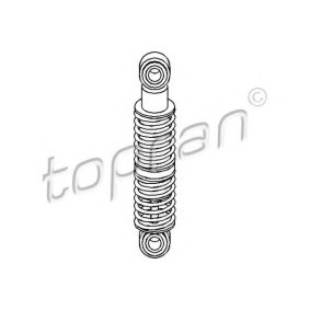 Compre Tensor de correia, correia trapezoidal estriada da TOPRAN 109 806 a um preço baixo por 125,17 €