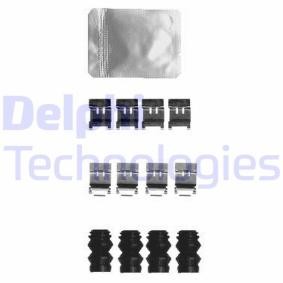 Comprar Kit de accesorios, pastillas de frenos de DELPHI LX0593 a bajo precio de 17,75 €