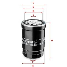 Kraftstofffilter S 4443 NR für MINI
