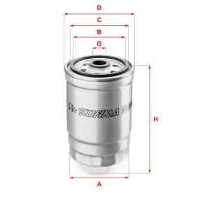 Achetez des Filtre à carburant SOFIMA S 1528 NR à prix pour 84,34 €