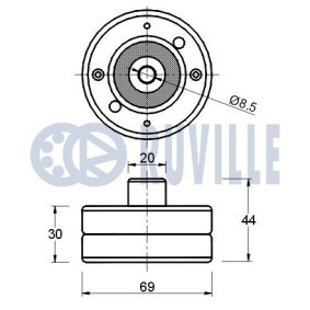 Achetez des Jeu de courroies trapézoïdales à nervures RUVILLE 5592580 à prix pour 146,39 €
