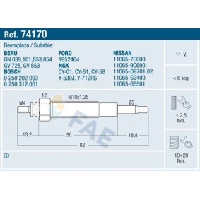 Comprar Interruptor de elevalunas de FAE 62660 a bajo precio de 23,28 €