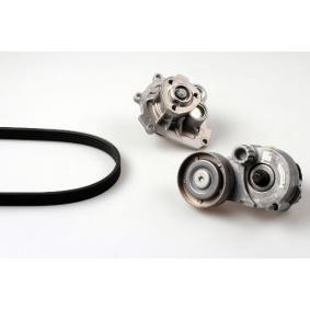 Achetez des Pompe à eau+Jeu de courroie trapézoïdale à nervures HEPU PK03631 à prix pour 123,24 €