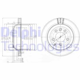 Compre Disco de travão da DELPHI BG3775C a um preço baixo por 68,00 €