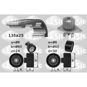 PEUGEOT Wasserpumpe + Zahnriemensatz von SASIC