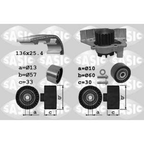 Acquista Kit cinghia distribuzione, pompa acqua da SASIC 3900033 a buon mercato per soli 114,27 €