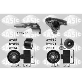 Comprar Bomba de agua + kit de correa de distribución de SASIC 3906030 a bajo precio de 309,16 €