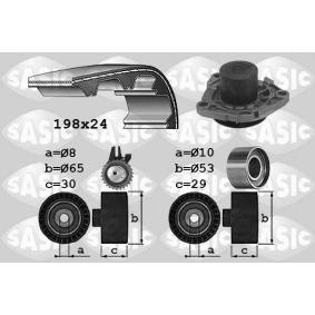 Comprar Bomba de agua + kit de correa de distribución de SASIC 3906031 a bajo precio de 171,73 €