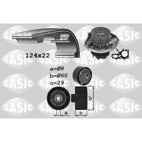 Achetez des Kit de distribution + pompe à eau SASIC 3906038 à prix pour 159,57 €
