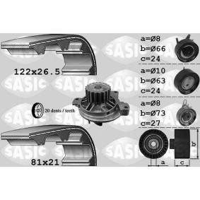 Comprar Bomba de agua + kit de correa de distribución de SASIC 3906052 a bajo precio de 157,36 €