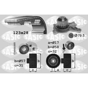Comprar Bomba de agua + kit de correa de distribución de SASIC 3906075 a bajo precio de 127,03 €