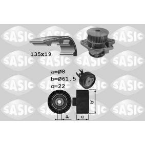 Achetez des Kit de distribution + pompe à eau SASIC 3906087 à prix pour 109,05 €