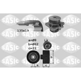 Achetez des Kit de distribution + pompe à eau SASIC 3906088 à prix pour 133,75 €