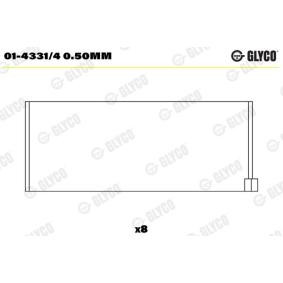 Osta Kiertokangen laakeri GLYCO:llä 01-4331/4 0.50mm edullisesti hintaan 33,97 €