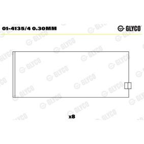 Köp Vevstakslager av GLYCO 01-4135/4 0.30mm till det låga priset 335,43 kr