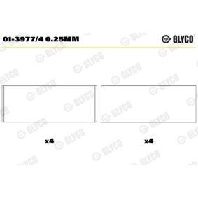 Köp Vevstakslager av GLYCO 01-3977/4 0.25mm till det låga priset 466,19 kr