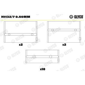 Achetez des Coussinet de vilebrequin GLYCO H1132/7 0.50mm à prix pour 92,88 €