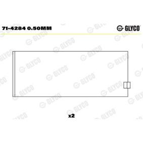 Köp Vevstakslager av GLYCO 71-4284 0.50mm till det låga priset 178,38 kr